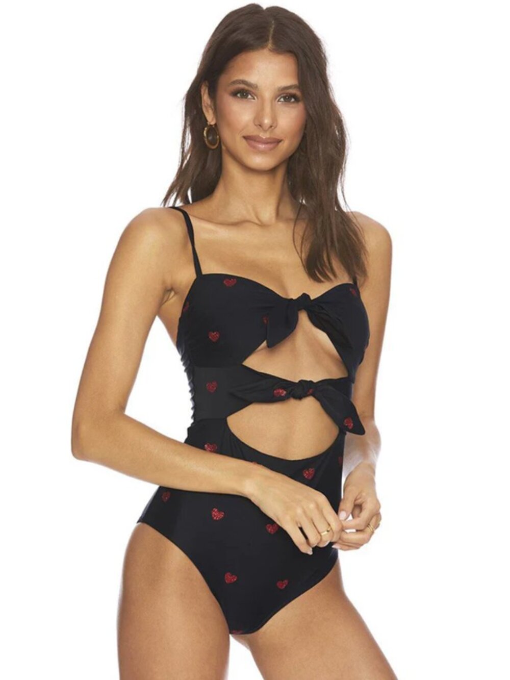 BRAND NEWE - Beach Riot Sparkle Heart Mia One Piece